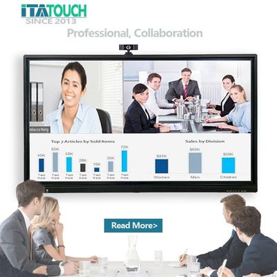 86" Smart Interactive Whiteboard For School Classroom Teaching Online Boards Conference With Windows Mac